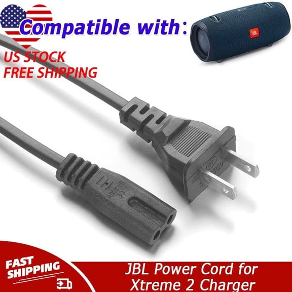 AC Power Cord Compatible with JBL Power Cord Compatible with Xtreme 2