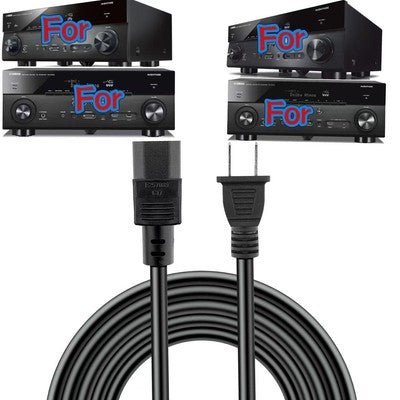 AC Power Cord Compatible with Yamaha Aventage RX-A750 RX-A760 RX-A770 RX-A780 A/V Receiver