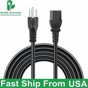 AC Power Cord Compatible with EMB EQB75 19'' Rack Mount Dual 10 Band 4 Spectrum Equalizer US