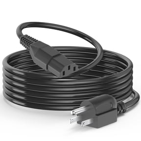 AC Power Cord for Vibration Plate Exercise Machine, for Lifepro/MERACH/Renoj Universal 3 Prong Power Cable Replacement, 6 Feet