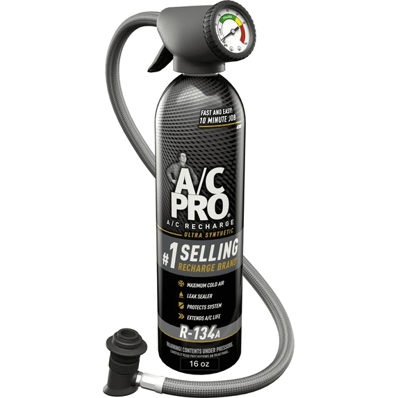 Shop Pro R134a AC Pro r-134a 16oz Kit with Hose Gauge - Walmart.com