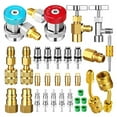thumbnail image 1 of AC R134A Adapter Quick Coupler Kit, R134a Tank Tap Valve R134a to R22/410a for Air Conditioning Refrigeration System, 1 of 7
