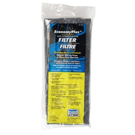 Outland Engineering AC-302 Economy Plus Window Air Conditioner Filter  24 x 15 x 0.25 in.