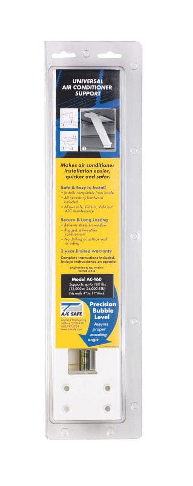 Universal White Metal Air Conditioner Support Bracket