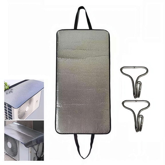 AC Shade for Outside Unit, Air Conditioning Protective Sleeve Patio Awning Canopy UV Rain Snow Protection Sheet AC Unit Covers Outdoor Heat Protection