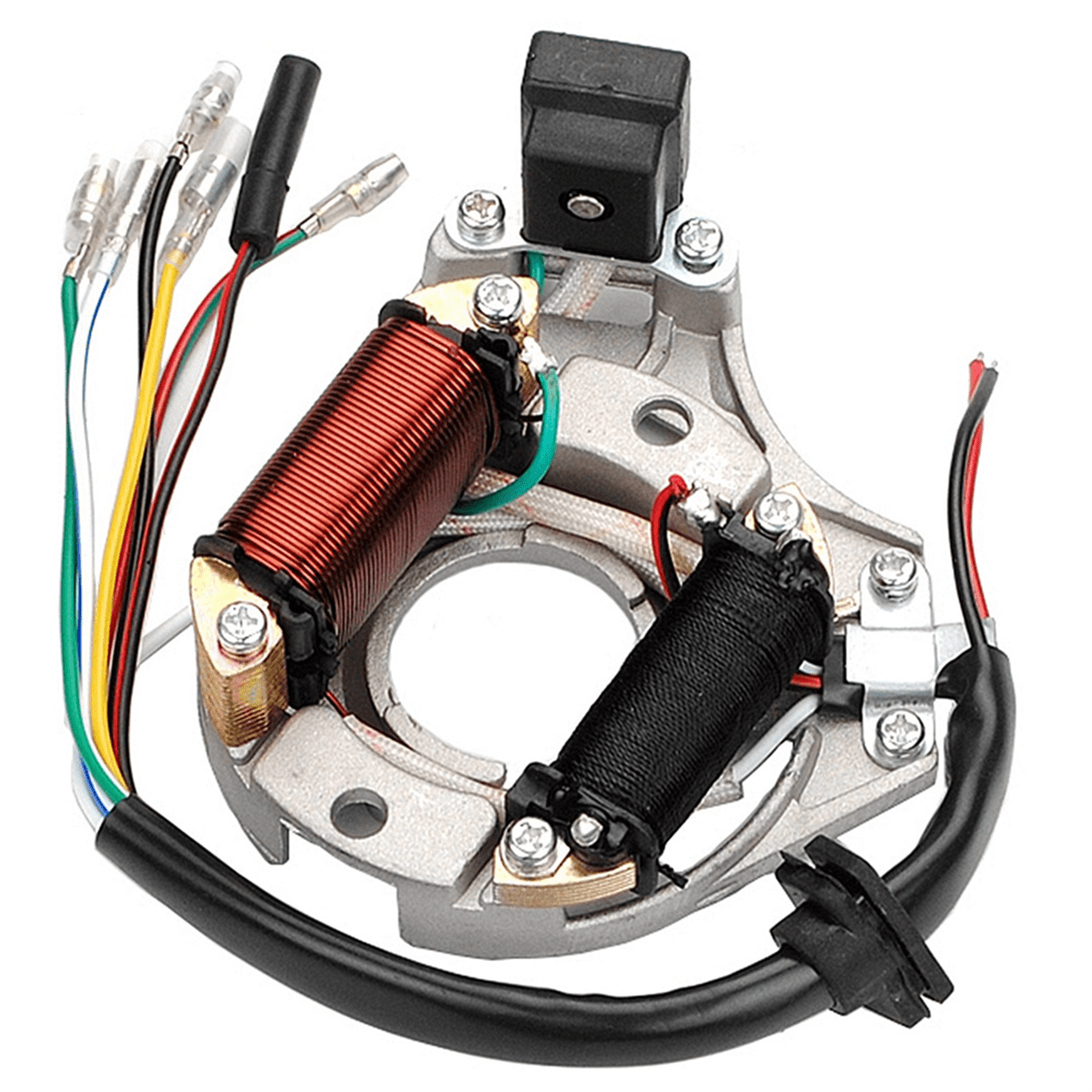 AC Stator 2 Coil Ignition Magnet Plate for 50cc 70cc 90cc 110cc 125cc Sunl ATV Four Wheeleres CDI