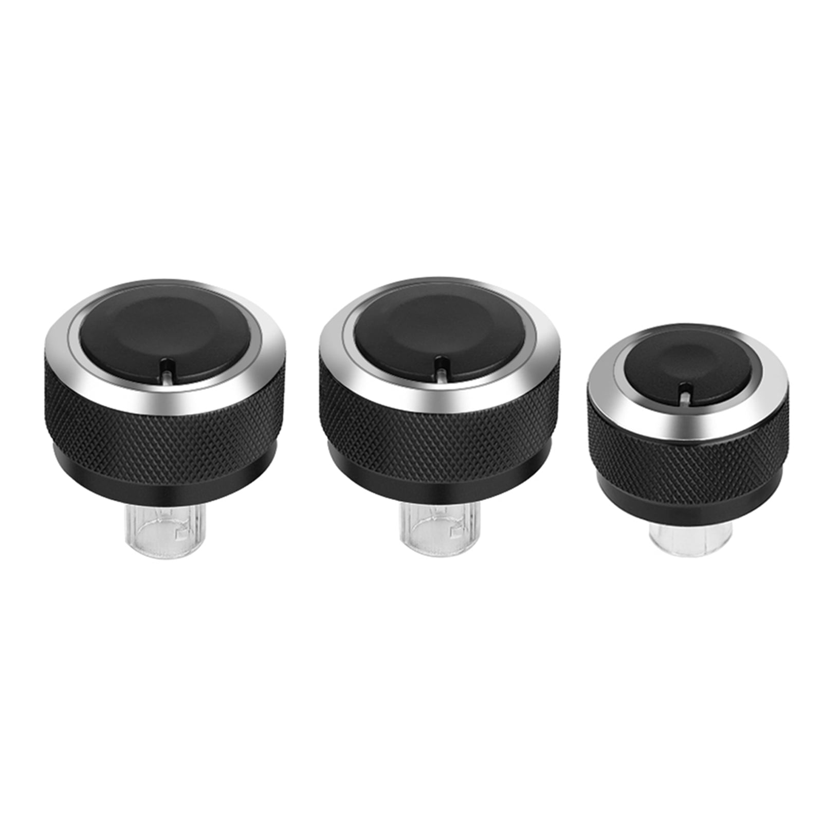 AC Switch Knob, Plastic Air Conditioning Control Button Quick Response Black For Repair