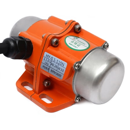 AC Vibration Motor 30W 110V Vibrating Asynchronous Vibrator 3600RPM Adjustable