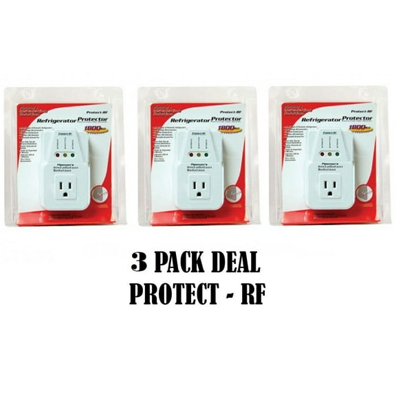 AC Voltage Protector Brownout Surge Refrigerator 1800 Watt Appliance 3 Pack Deal
