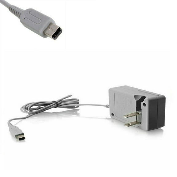 AC Wall Charger for Nintendo DSi/DSi XL/2DS/3DS/3DS XL Systems, Foldable Plug Portable Home Power Adapter Cable (Not for DS/DS Lite)