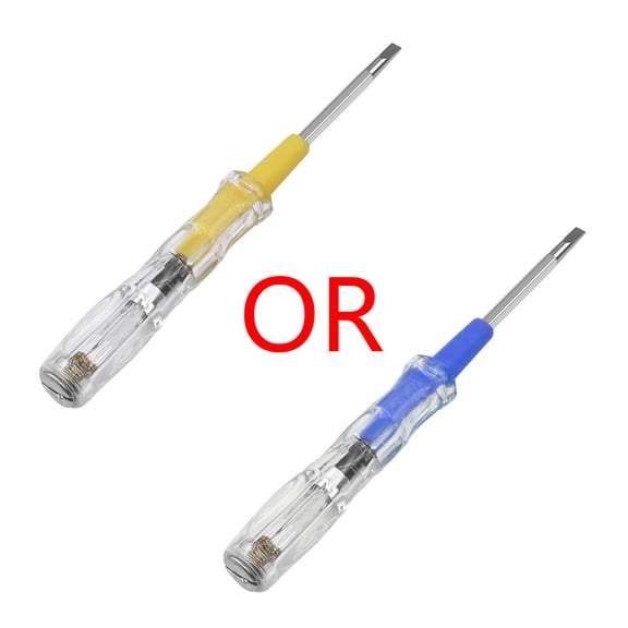 AC/for DC 100-500V Voltage Detector Electric Test Tester Pen Double for Head Removable Screwdriver with Indicator Light for Electrician