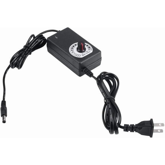 AC to DC Adapter Converter Adjustable Power Supply 3-12V 2A Motor Speed Controller with US Plug