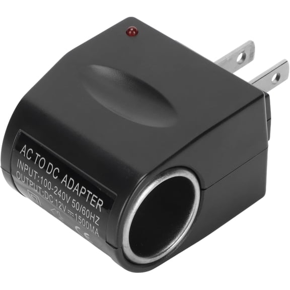AC to DC Cigarette Lighter Adapter, 240V to 12V 1.5A Universal AC to DC Car Cigarette Lighter Socket Converter AC to DC Car Charger Adapter