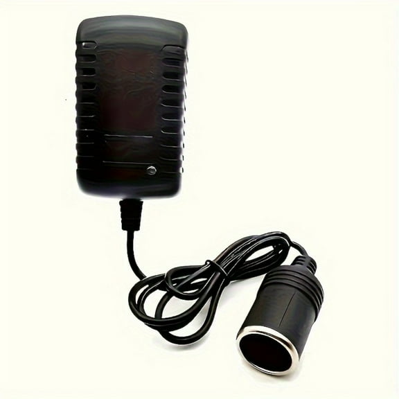AC to DC Converter 12V 2A 24W - 110-240V Universal Input, Car Cigarette Lighter Socket, Power Adapter for GPS/Dash Cam/Mobile Devices