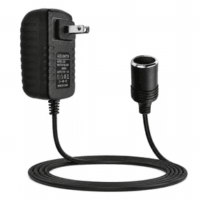 Slaprin AC to DC Converter 12V 2A 24W Car Cigarette Lighter Socket 110-240V to 12V AC/DC Power Adapter