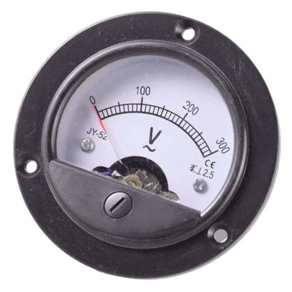 AC0-300Volt AC0-450V VAnalog Voltmeter, Square/Round Panel Voltage Meter,Display the Trend of Measured Power