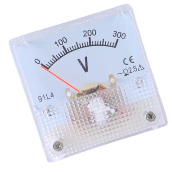 AC0-300Volt AC0-450V VAnalog Voltmeter, Square/Round Panel Voltages Meter,Display the Trend of Measure Power