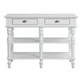 thumbnail image 1 of AC00186 - Kitchen Island, Marble Top & White Finish - Rorratt, 1 of 5