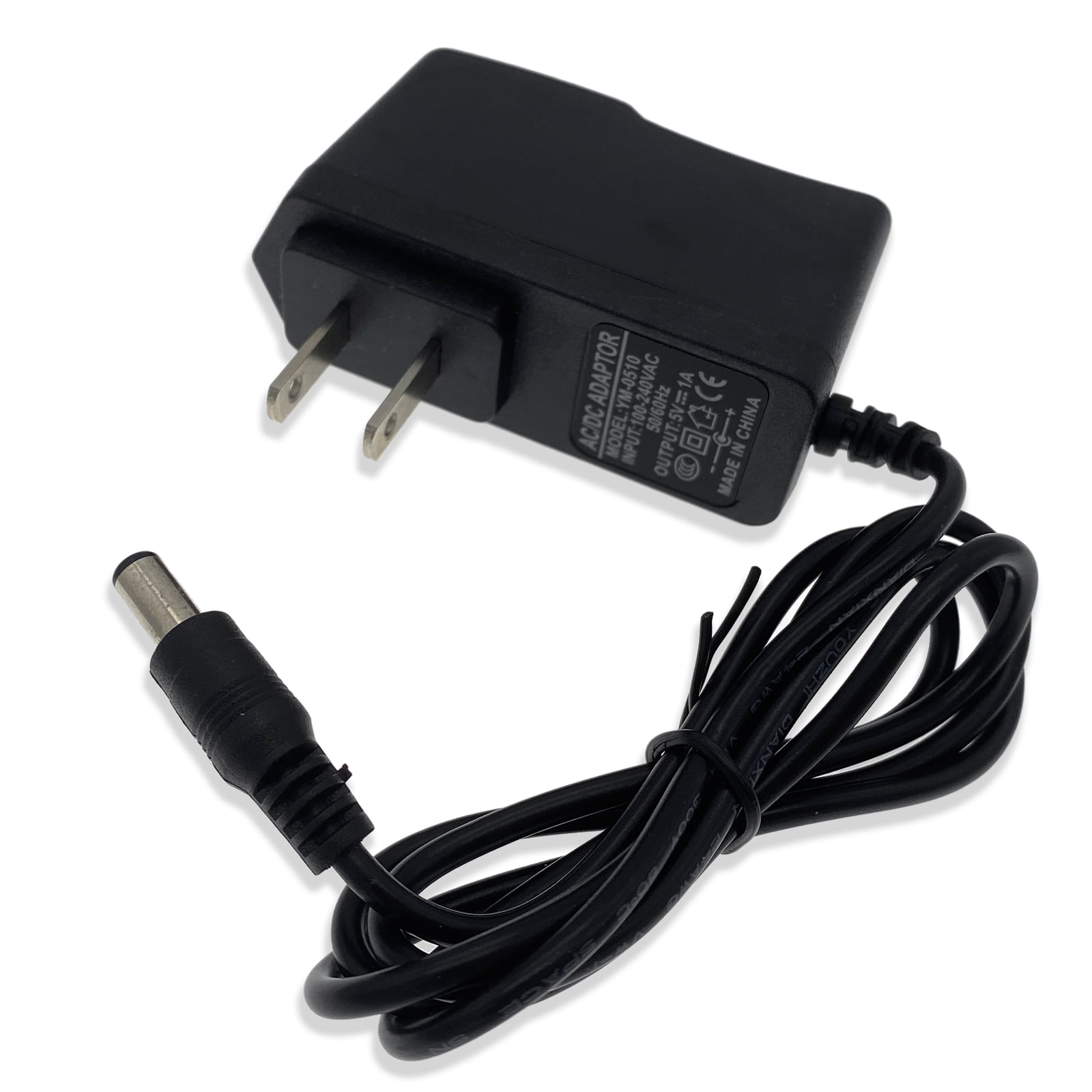  5V 1A AC Adapter, Waysse 5V 1A Power Supply DC Power Adapter,100V-240V  Slim Design AC Power Adapter Wall Charger for Android Tablets Webcam  Routers Toys Recorder Speaker & More DC 5V