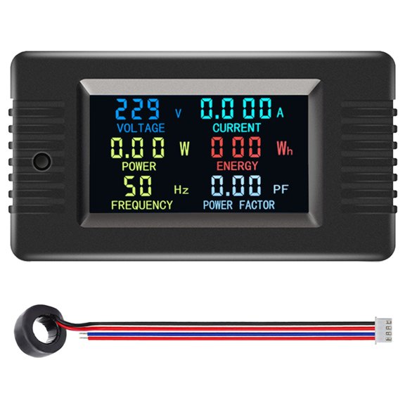 AC110/220V Digital LCD Ammeter Voltmeter Electric Amp Meter Power Monitors