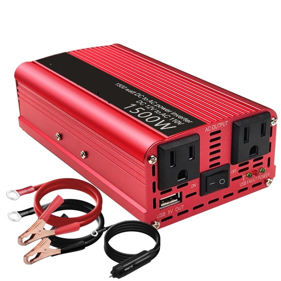 AC110 Power Inverter DC/AC 12V To 120 Car Inversor 60Hz Outdoor Battery Adapter ,Easy to Operate