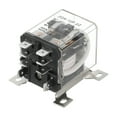 thumbnail image 1 of AC110V 40A Electromagnetic Relay, High Power Relay DPDT 2NO 2NC 8 Terminals Din Rail Mounting, 1 of 7