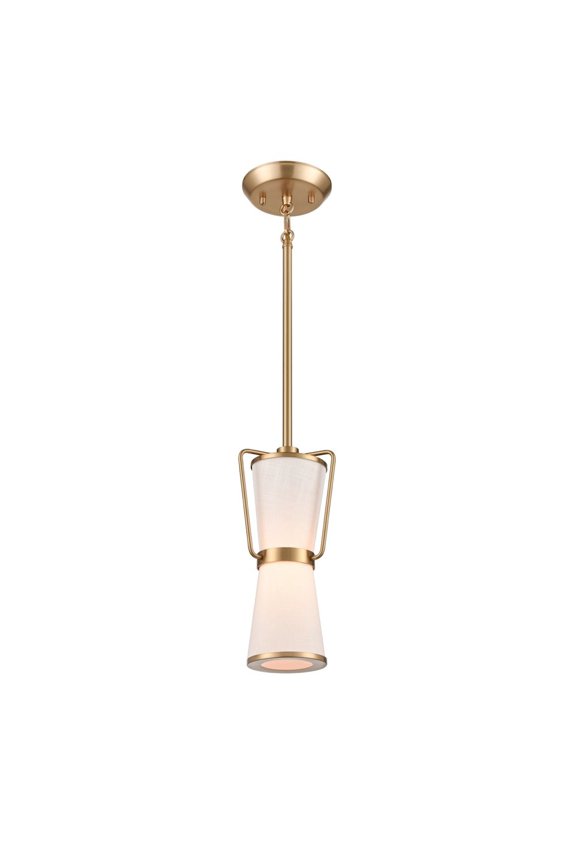 Layla Single Pendant Brushed Brass