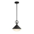 thumbnail image 1 of Artcraft of Montreal AC11861BK Abruzzo Collection 1-Light Pendant, Black, 1 of 7