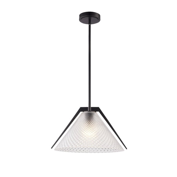 Artcraft Lighting Baltic Collection 1Light Pendant Black