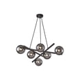 thumbnail image 1 of Artcraft Lighting Modena Collection 6Light Chandelier Black, 1 of 3
