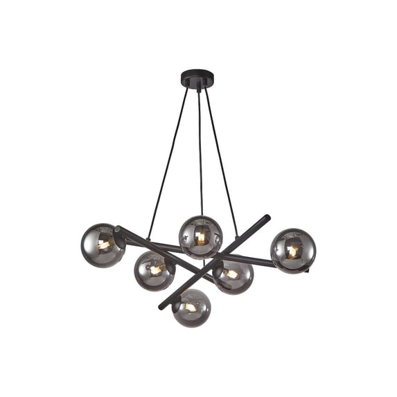 Artcraft Lighting Modena Collection 6Light Chandelier Black