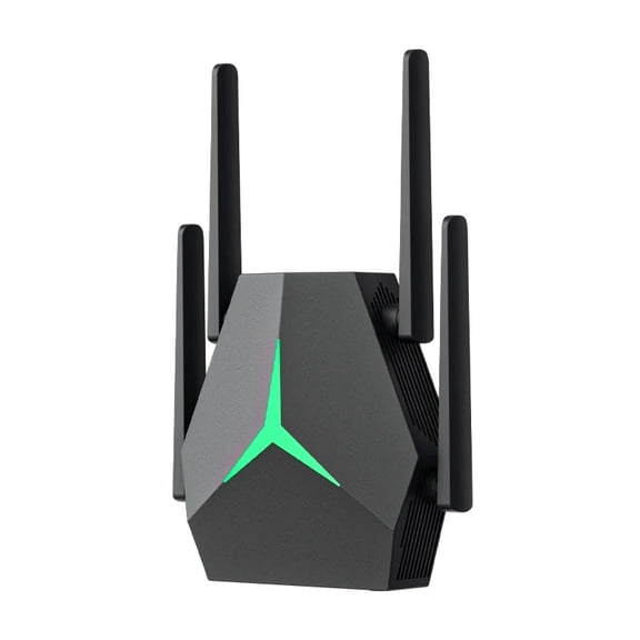 AC1200 Dual-Band WiFi Signal Repeater, 2.4G & 5G Wireless Extender 1200Mbps, Gigabit WAN Port WPS Supported WiFi Amplifier Router CE Certified for Home Office