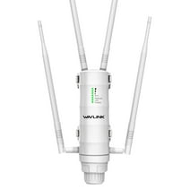 AC1200 Long Range Outdoor WiFi Extender Signal Booster in  4 High Gain Antennas, Dual Band 2.4+5G 1200Mbps,last minute Christmas gift, PoE Access Point (AP)/Router/Wireless Repeater Internet Amplifier