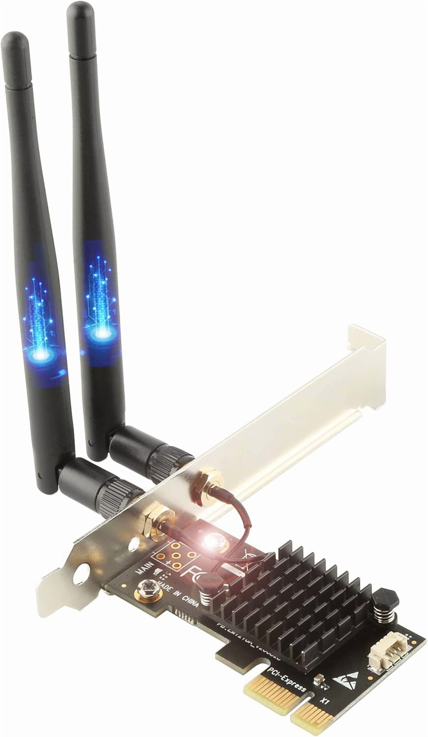 AC1200 PCIe WiFi Card for PC with BT 4.2 | Dual Band Wireless Network ...