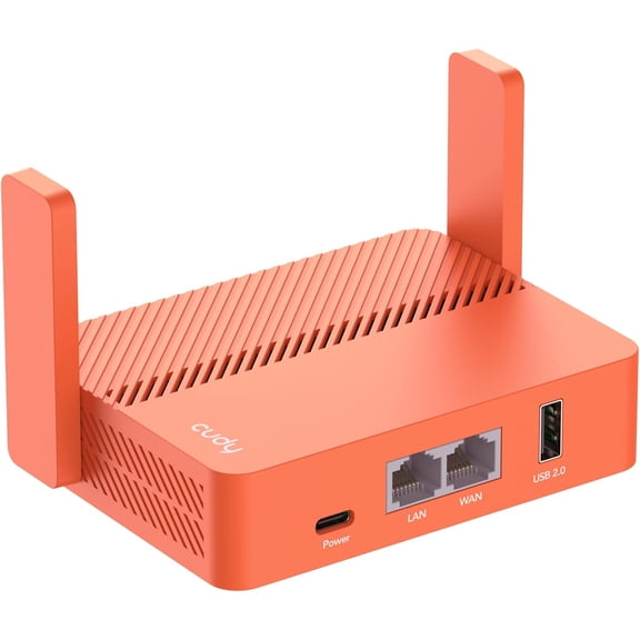 AC1200 Pocket-Sized Wi-Fi Travel Router, Extender/Repeater for Hotel&Public Network, WISP, VPN Client and Server, USB,TR1200