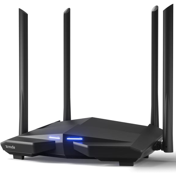 AC1200 WiFi Router, Dual Band Gigabit Wireless Internet Router - 4 Gigabit Ports, Up to 1.2 Gbps Speed, MU-MIMO, Beamforming, Parental Control, Guest WiFi, IPv6, Easy Setup(AC10)