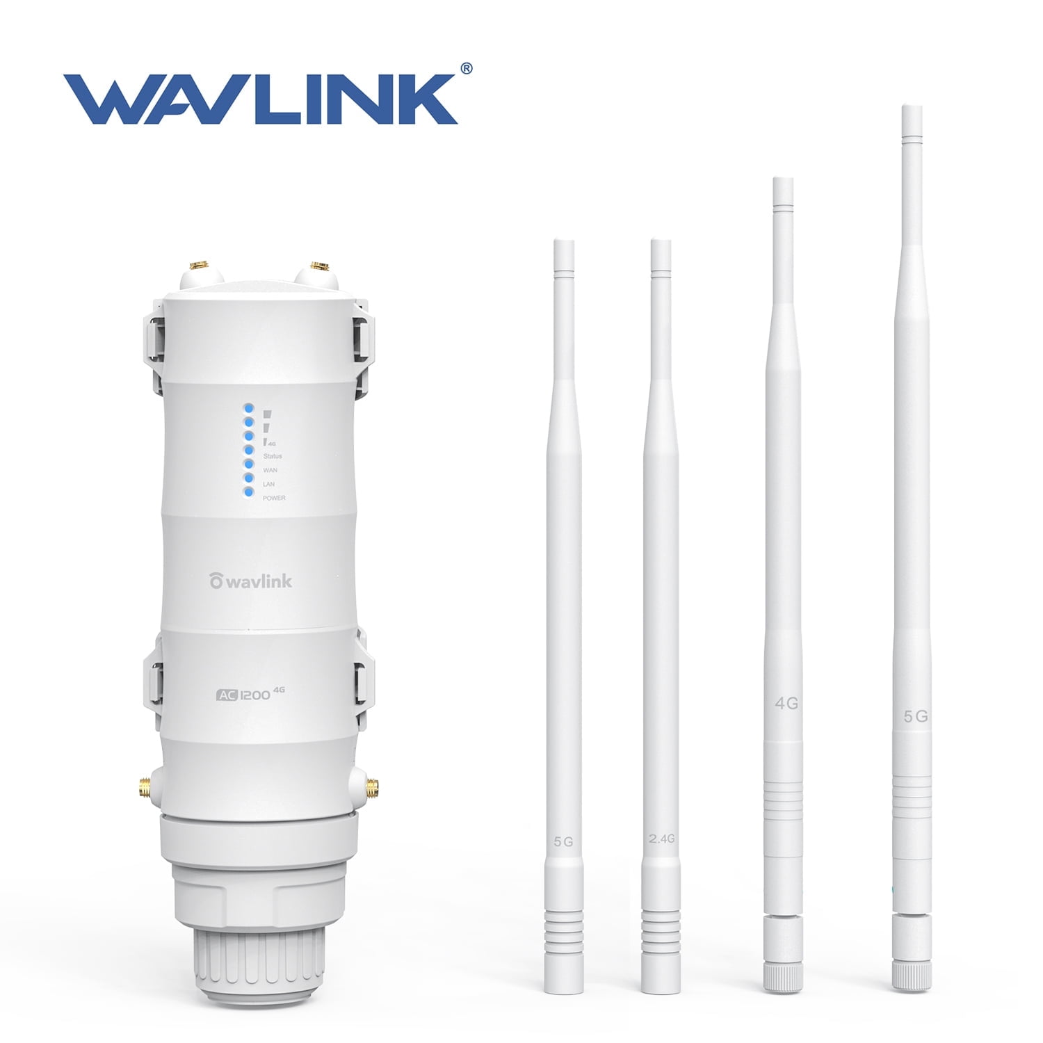 AC1200 dual band 4g LTE outdoor wifi router long range extender wifi ...