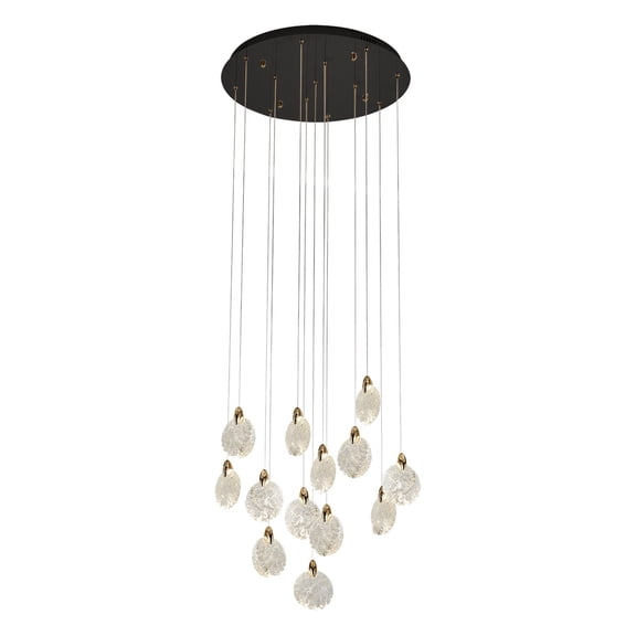 Artcraft Lighting - Snowflake - 65W 13 LED Chandelier-5.83 Inch Tall and 23.62