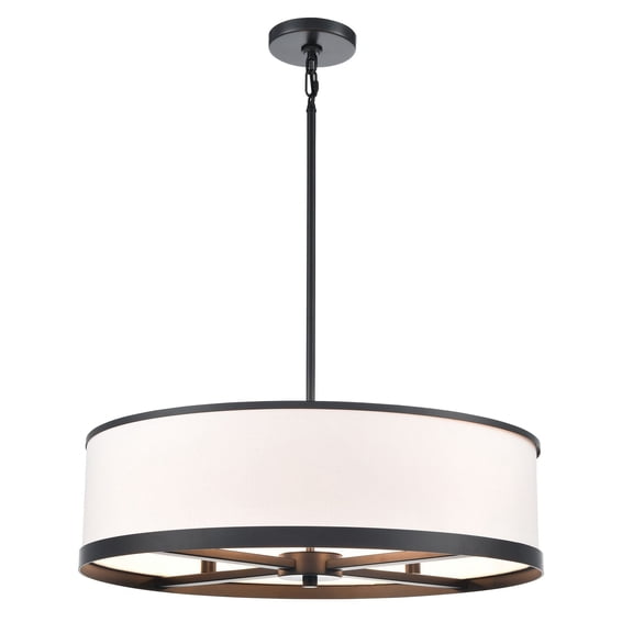 AC12163BK Artcraft Lighting High Street - 4 Light Pendant-7.26 Inch Tall and 24.02 Inch Wide