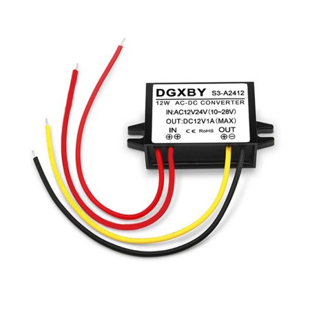 AC12V24V TO DC12V 1A Power Converter 10-28V TO 5V AC to DC Module Monitoring and use