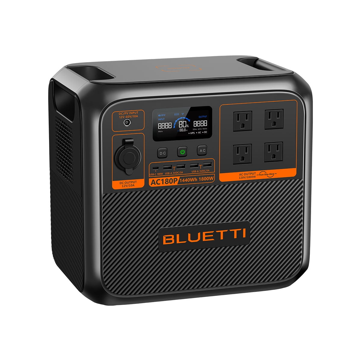 Bluetti Portable Power Station,EB70S Solar Generator,W/200W Solar Panel, 716Wh Capacity,800W AC Output (1400W Peak), for Outdoor Camping,Home Use, Emergency,Used,Certified Reconditioned 