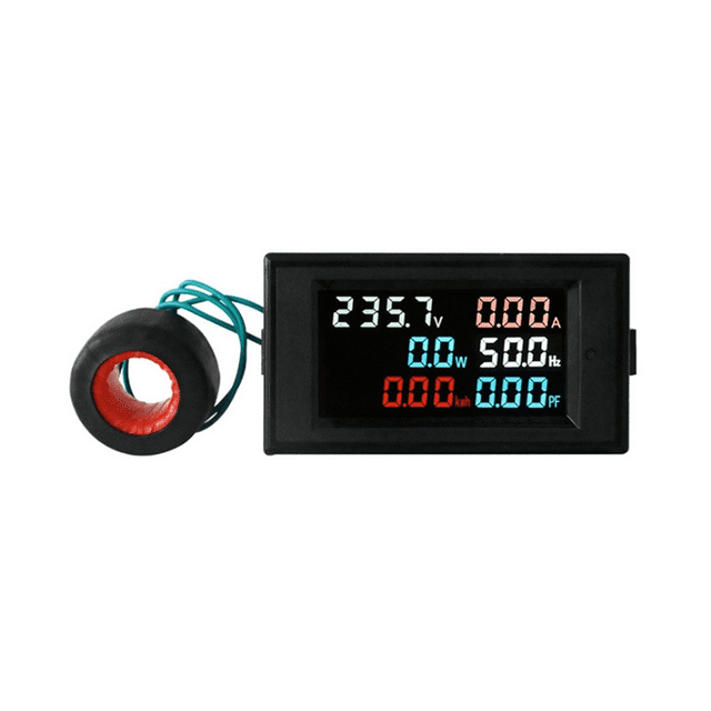 AC200450V 100A LCD Digital Panel Wattmeter Meter Voltage Voltmeter
