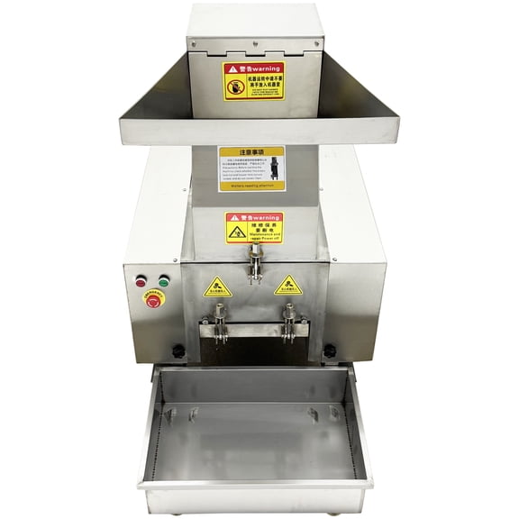 AC220V 3Phase Commercial Bone Crusher Stainless Steel Cattle Sheep Bones Grinder 5.5KW
