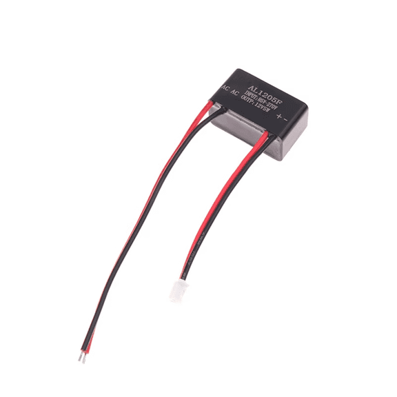 AC220V to DC AL0505F Waterproof Epoxy Potting Light Power Supply Isolation Switch Module Driver AC to DC Converter 12V5W,1 * Transformer Module,Black