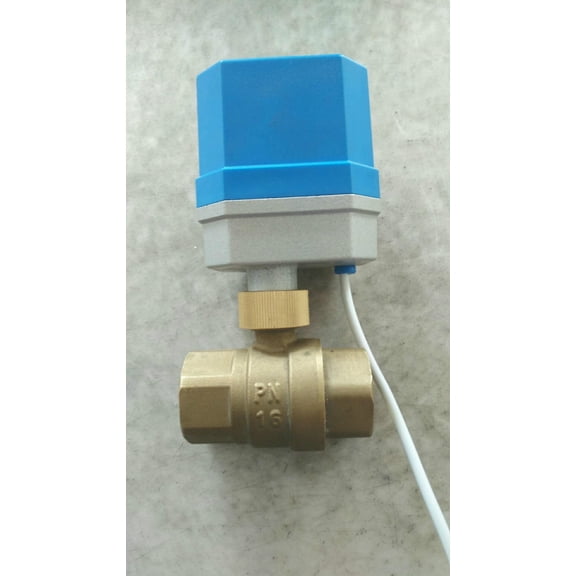 AC24V DC12V DC24V Brass Two Way Motorized Ball Valve electrical ball valve three wires one control ball valve DN15 to DN50