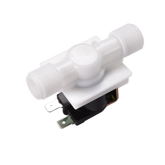 AC24V G1/2 Plastic Water Electric Solenoid Valve N/C Pressure Inlet Flow Switch