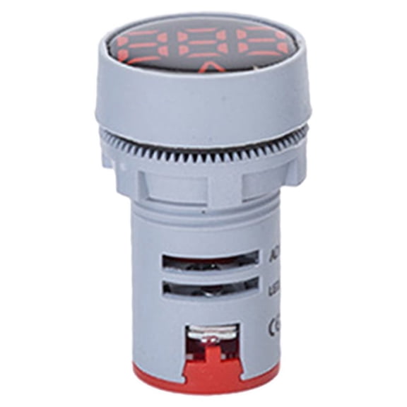 AC50-500V Voltmeter Practical Voltage Gauge Electrical Indicator Light Lamp Diameter 22mm Round Voltage Signal Monitor