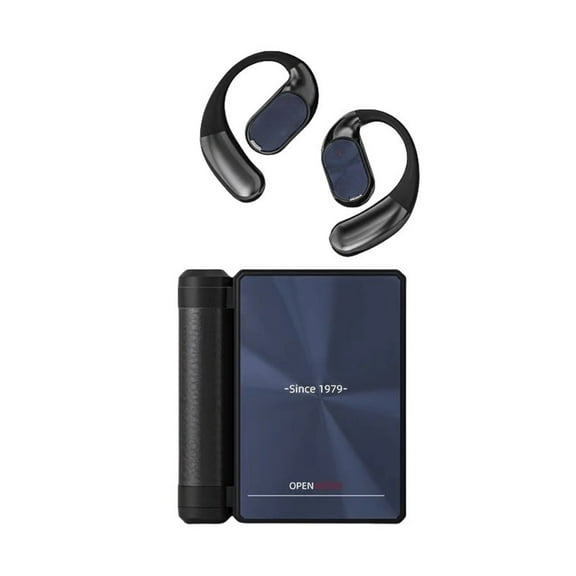 AC530 Wireless Headset with Advanced Bone Conduction Technology Secure Ear Hook Design for Sports Running and Travel Activities Featuring Double Folding Structure and Superior Noise Isolation