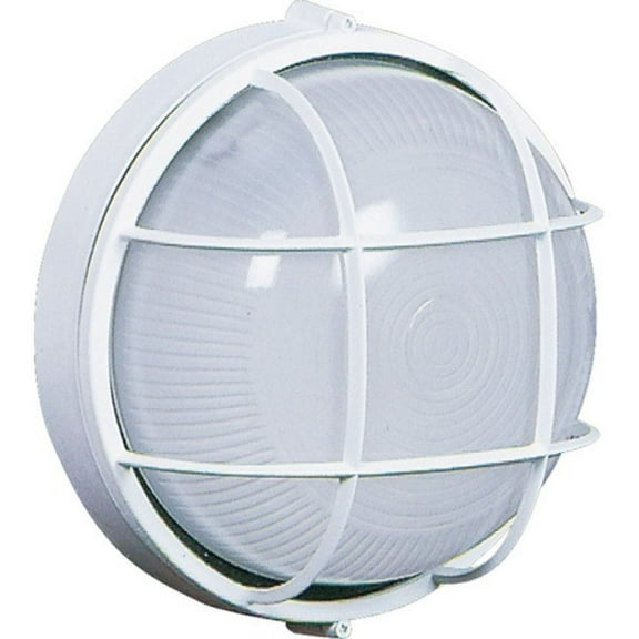 AC5663BK Artcraft Lighting One Light Small Round Wall Sconce-7.5 Inches Wide-Black Finish