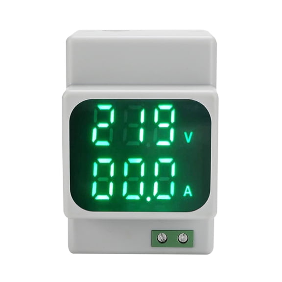 AC60-500V 1-100A Voltage Current Frequency Meter Din Voltmeter Ammeter Hertz Meter LED Digital Voltage Tester